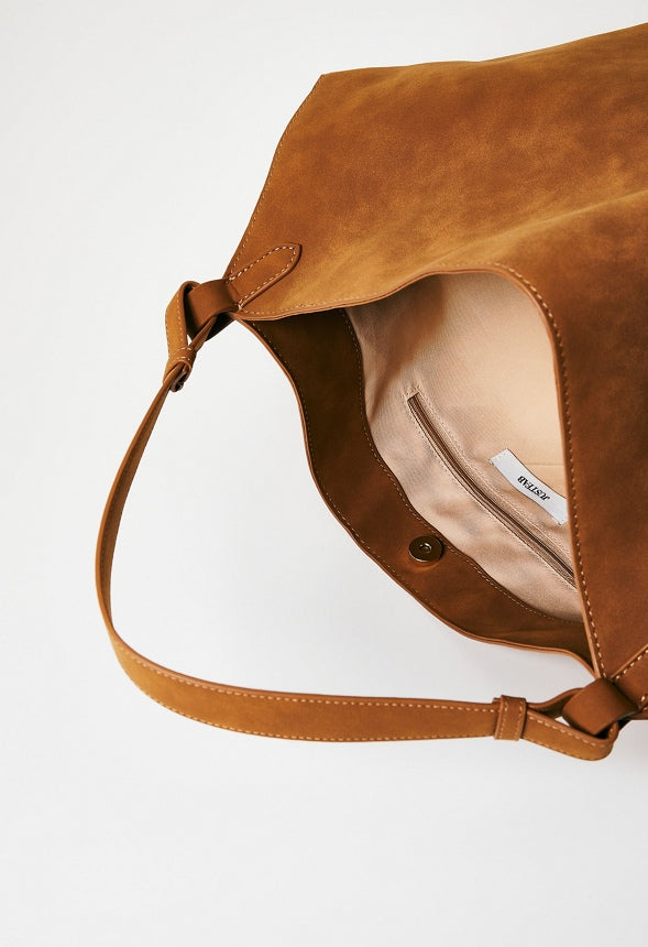 Slouchy Hobo Bag Camel