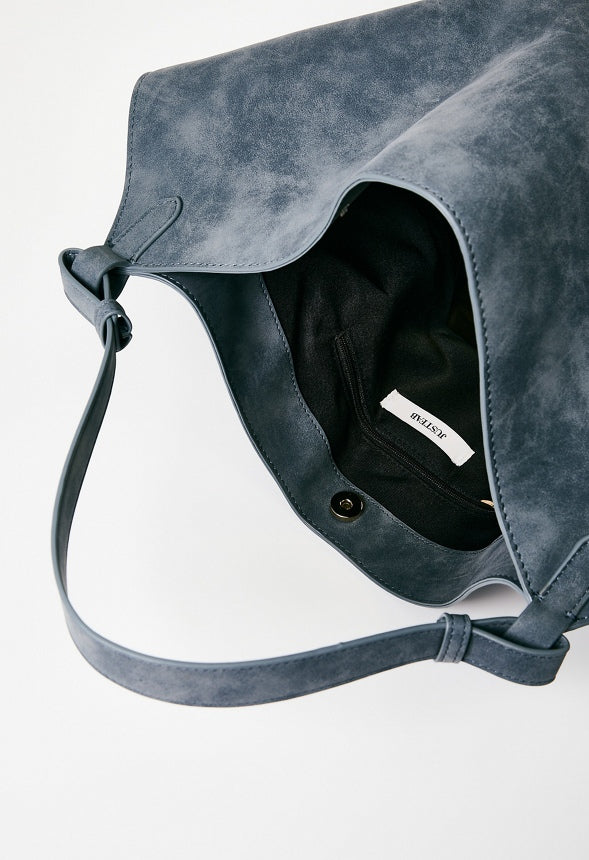 Slouchy Hobo Bag Stormy Blue