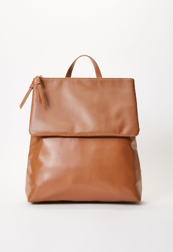 Front Pouch Backpack Camel