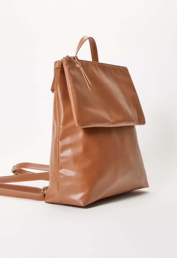 Front Pouch Backpack Camel