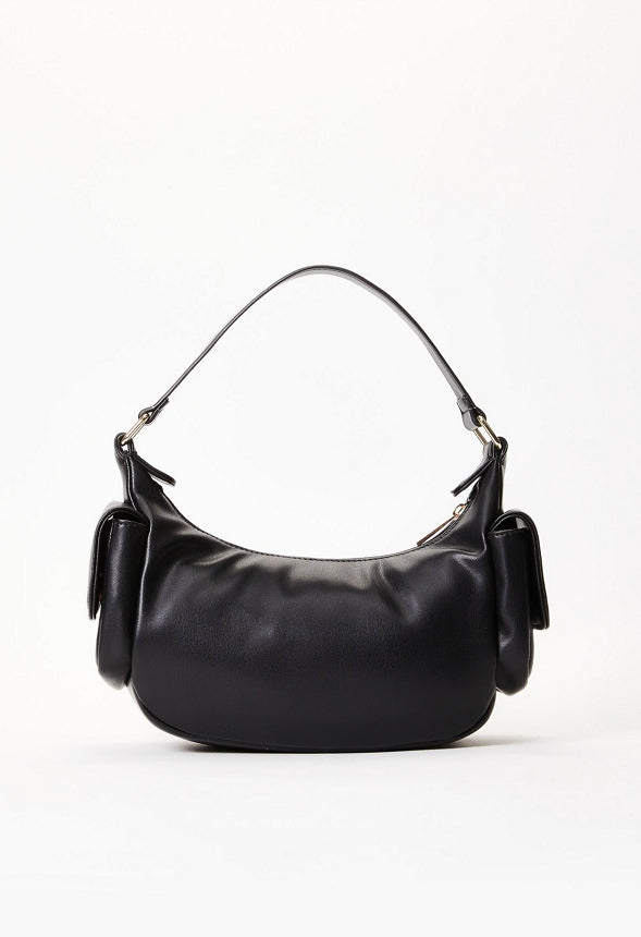 Pocket Shoulder Bag Black