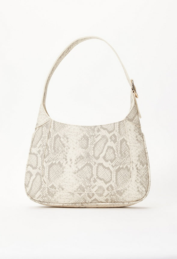 Metal Ornament Shoulder Bag Birch Roccia Snake