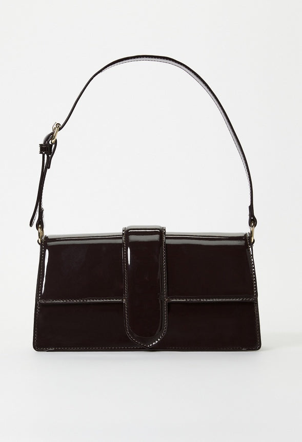 Flap Shoulder Bag Coffee