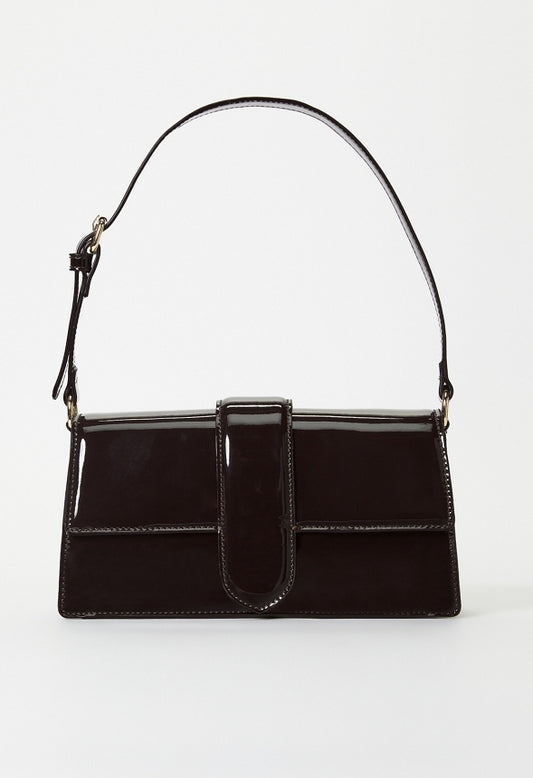 Flap Shoulder Bag Coffee