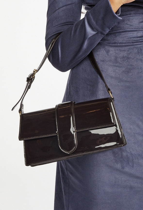 Flap Shoulder Bag Coffee