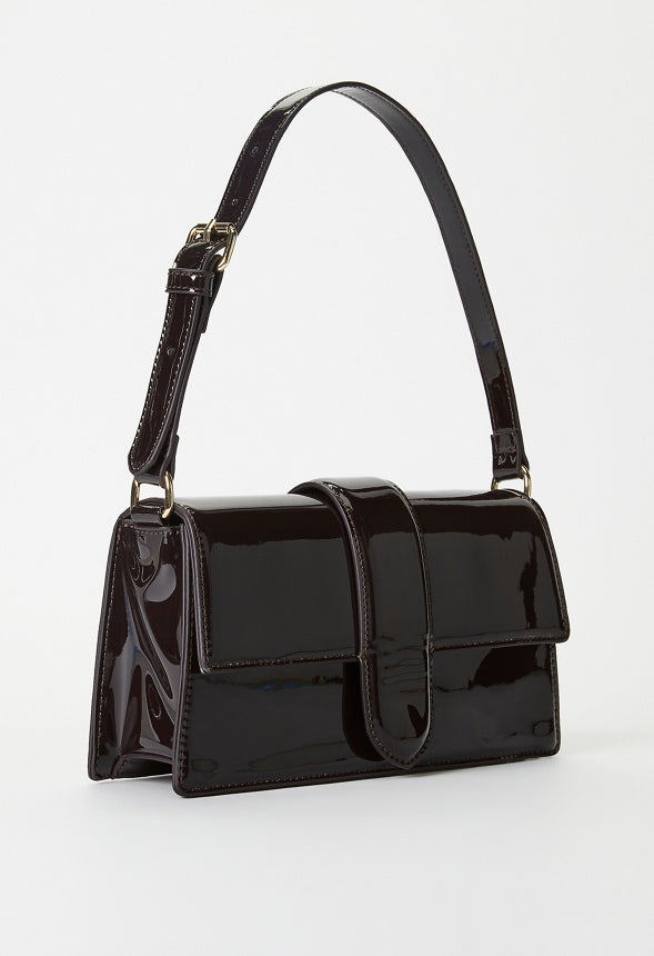 Flap Shoulder Bag Coffee