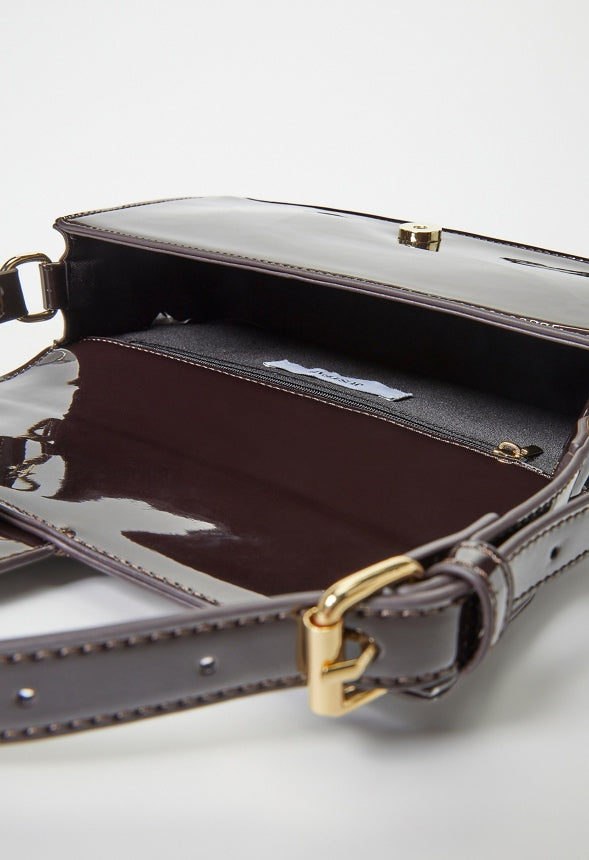 Flap Shoulder Bag Coffee