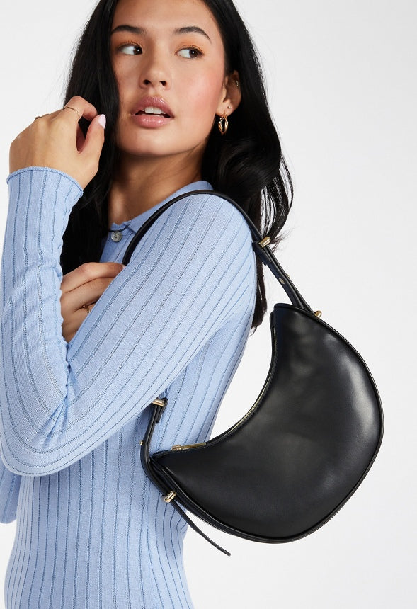 The Minimal Shoulder Bag Black