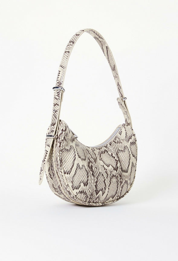 The Minimal Shoulder Bag Natural/ White