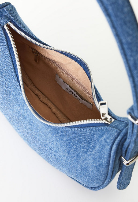 The Minimal Shoulder Bag Medium Denim