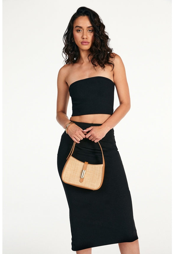 Mini Shoulder Bag Natural/ Light Camel
