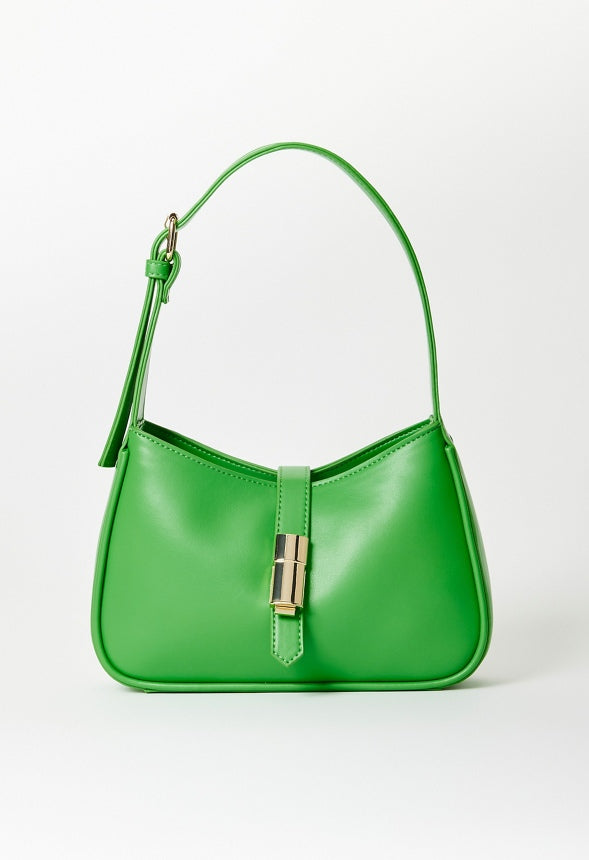 Mini Leather Shoulder Bag Classic Green