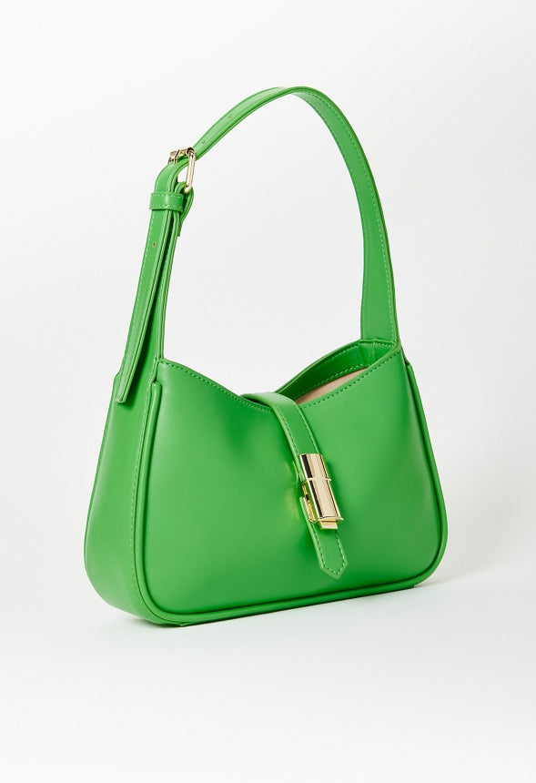 Mini Leather Shoulder Bag Classic Green