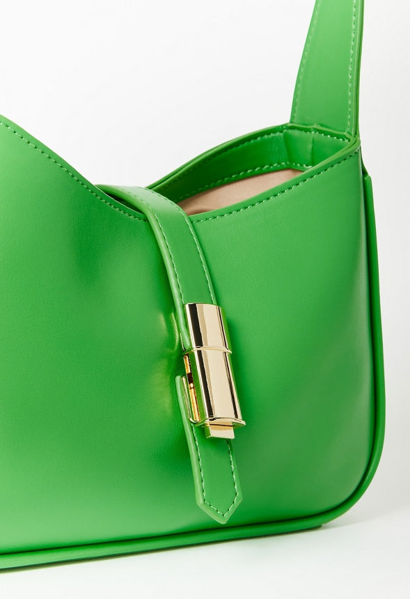 Mini Leather Shoulder Bag Classic Green