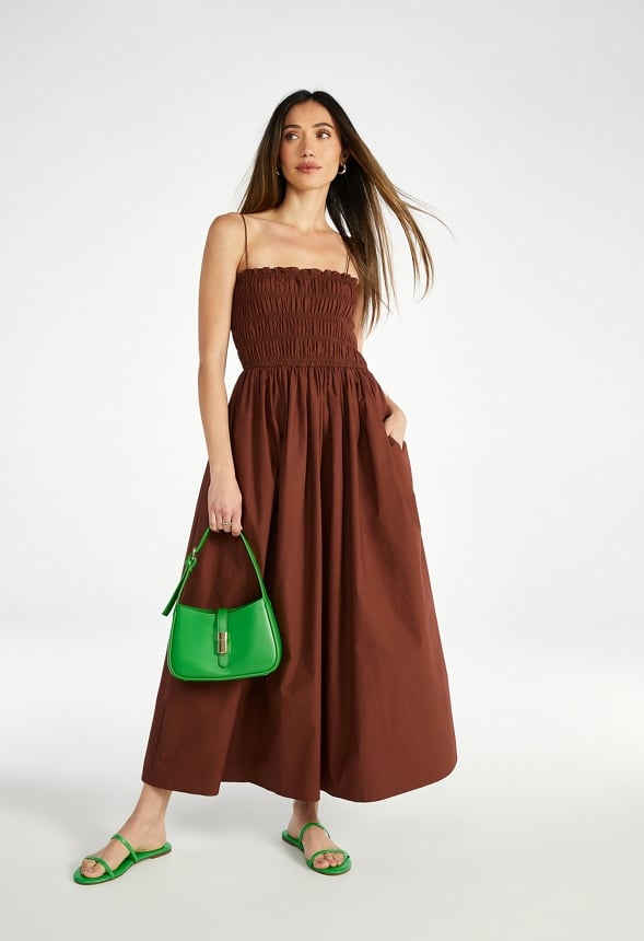 Mini Leather Shoulder Bag Classic Green