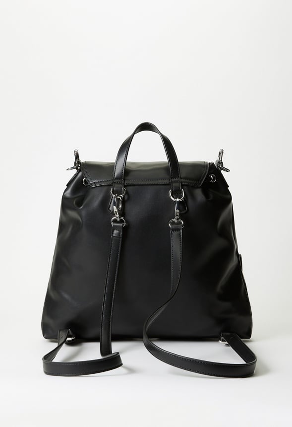 Front Pocket Backpack Black