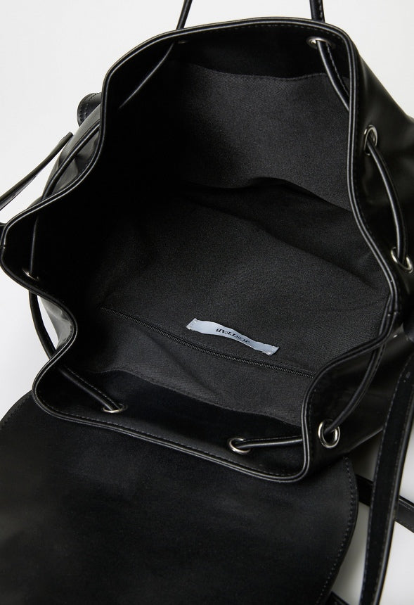 Front Pocket Backpack Black
