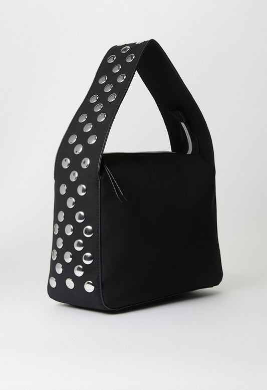 Studded Shoulder Bag Black