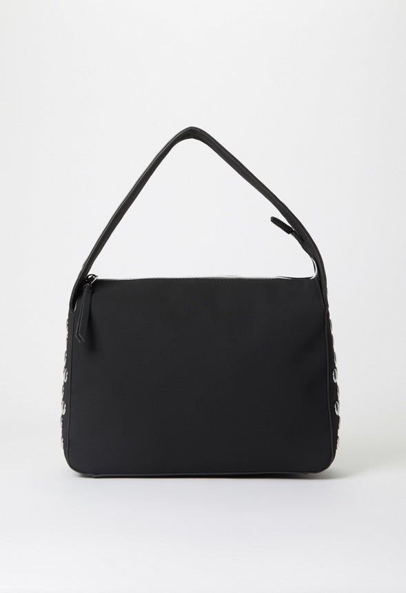 Studded Shoulder Bag Black