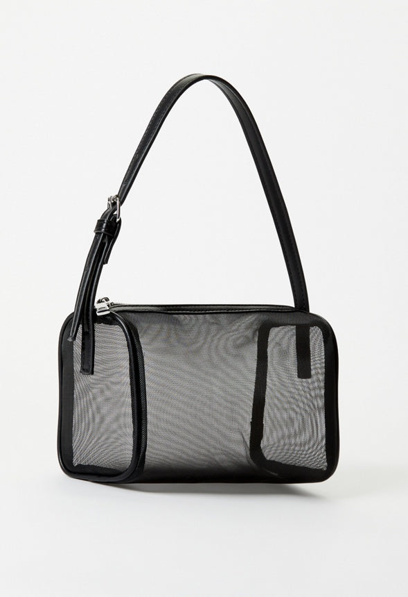 Mesh Shoulder Bag Black
