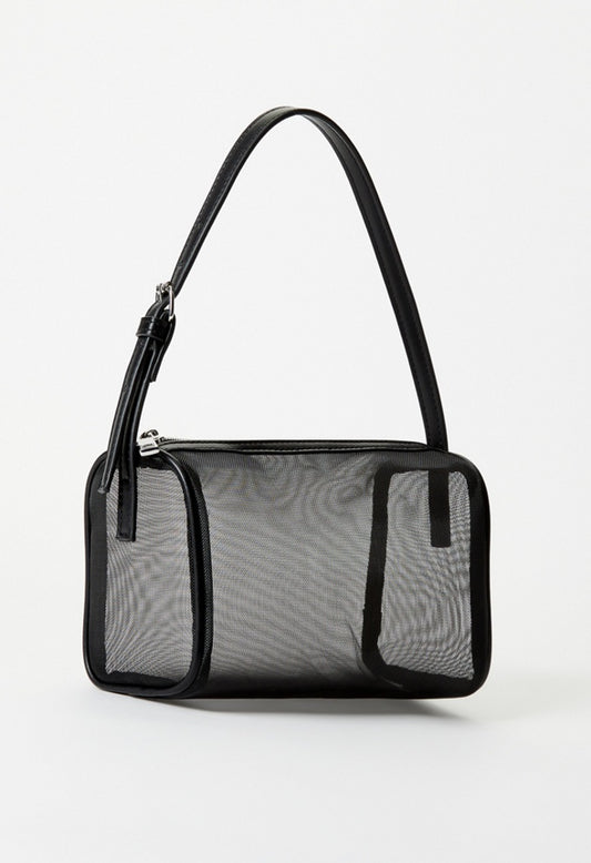 Mesh Shoulder Bag Black