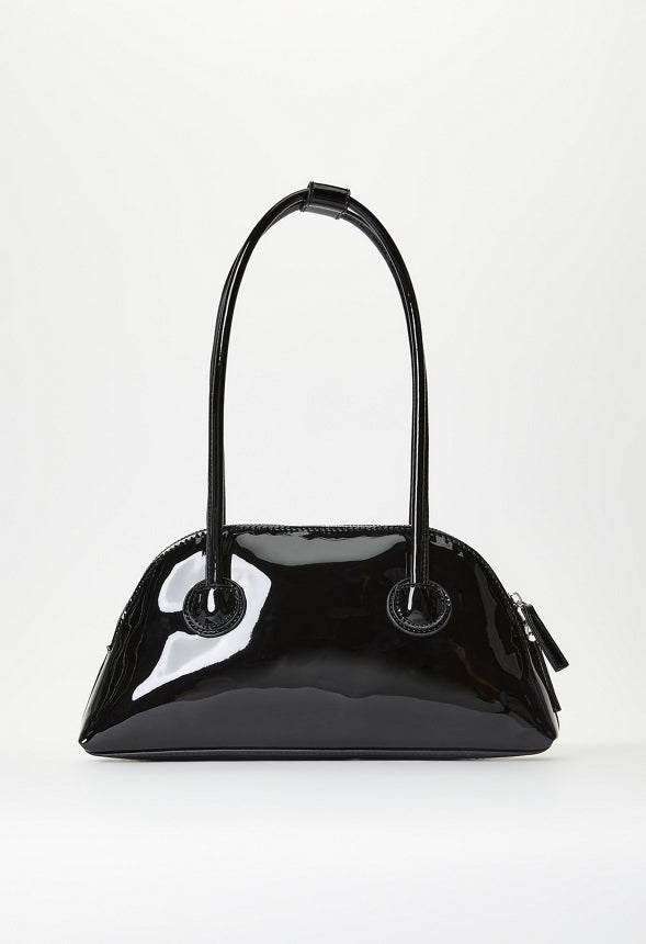 Long Strap Shoulder Bag Black