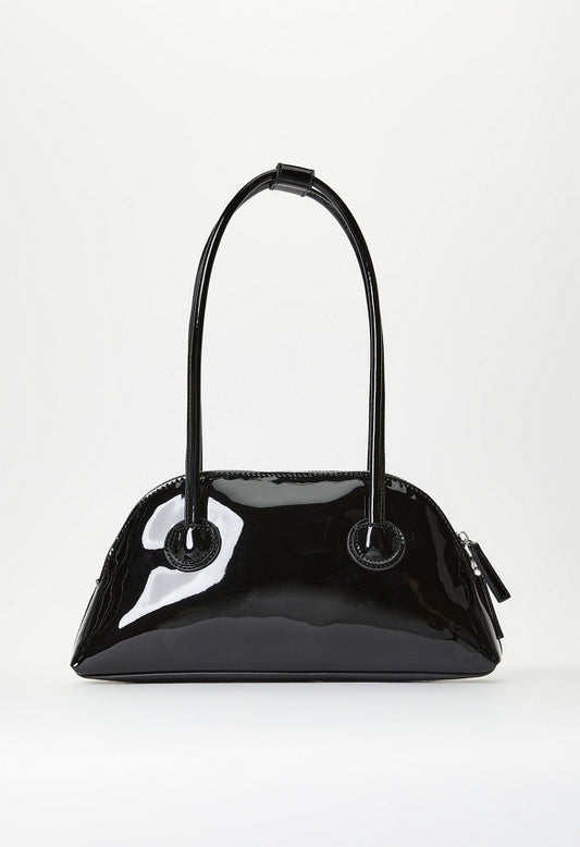Long Strap Shoulder Bag Black