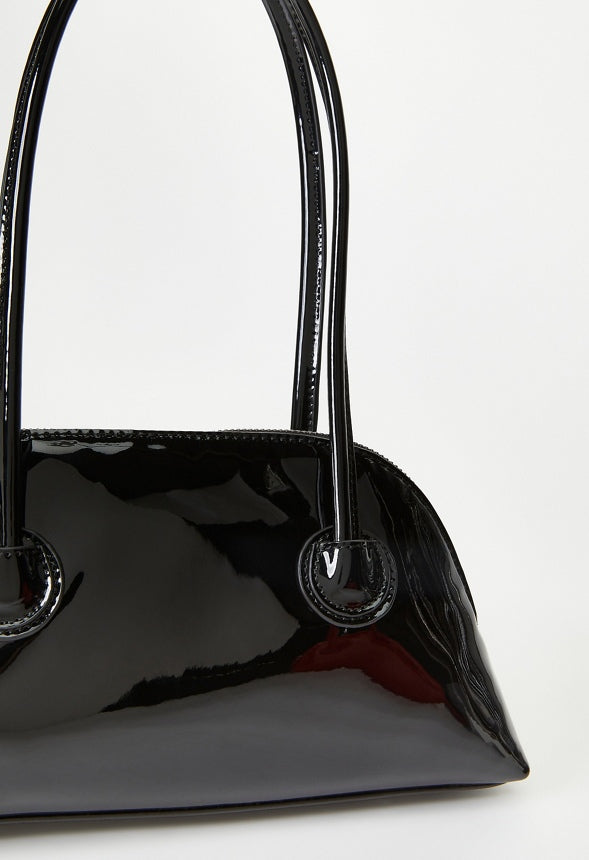 Long Strap Shoulder Bag Black