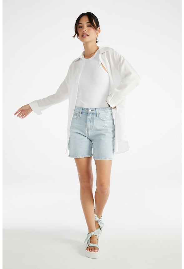 Collins High Rise Bermuda Shorts Issue