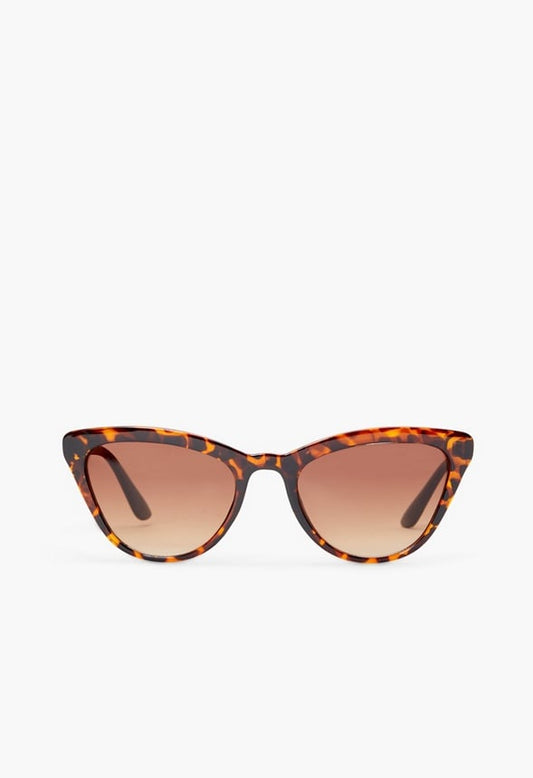 OVERSIZED CAT-EYE SUNGLASSES Tortoise