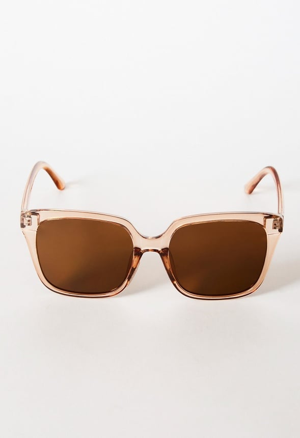 Classic Wayfarer Sunglasses Beige/Smoke