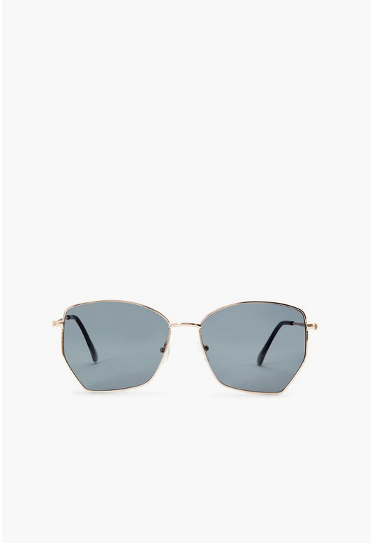 HEXAGON SUNGLASSES Gold/ Smoke