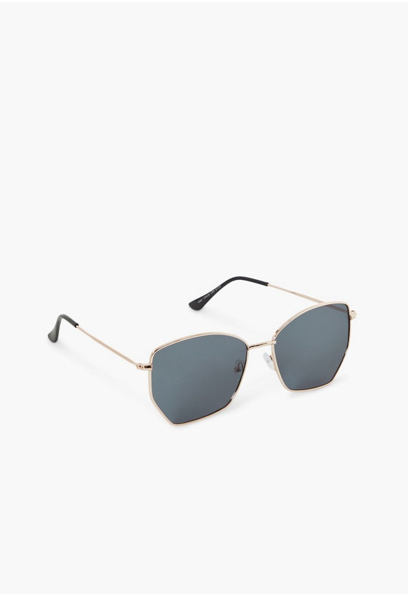 HEXAGON SUNGLASSES Gold/ Smoke