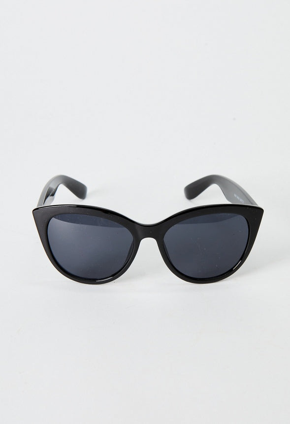 CLASSIC CAT-EYE SUNGLASSES Black