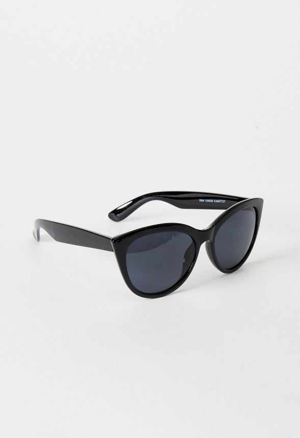 CLASSIC CAT-EYE SUNGLASSES Black