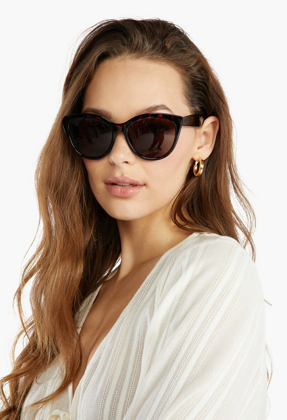 CLASSIC CAT-EYE SUNGLASSES Tortoise