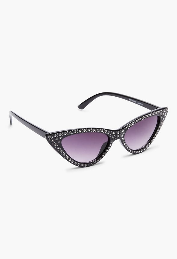 PAVE FRAME SUNGLASSES Black