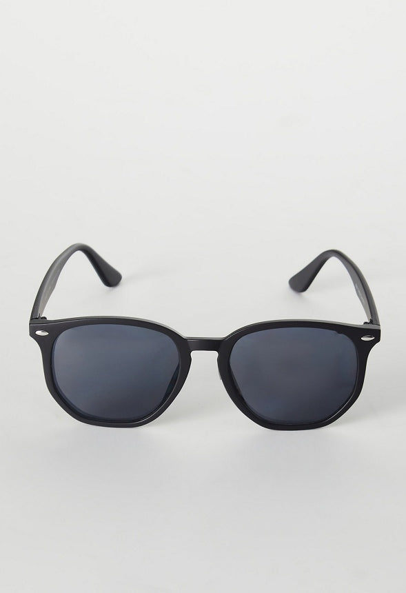 LIGHTWEIGHT WAYFARER SUNGLASSES Black