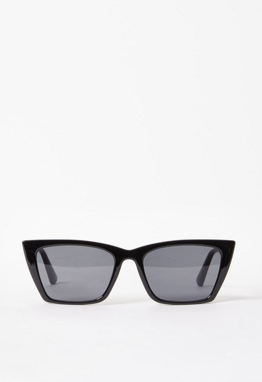 Square Cat-Eye Sunglasses Black
