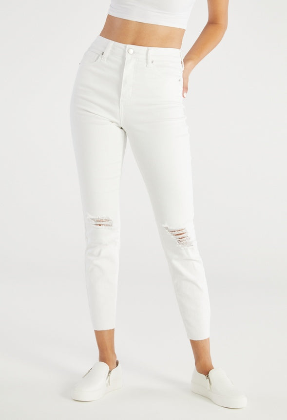 Blake High Waisted Tummy Tamer Jeans Dove