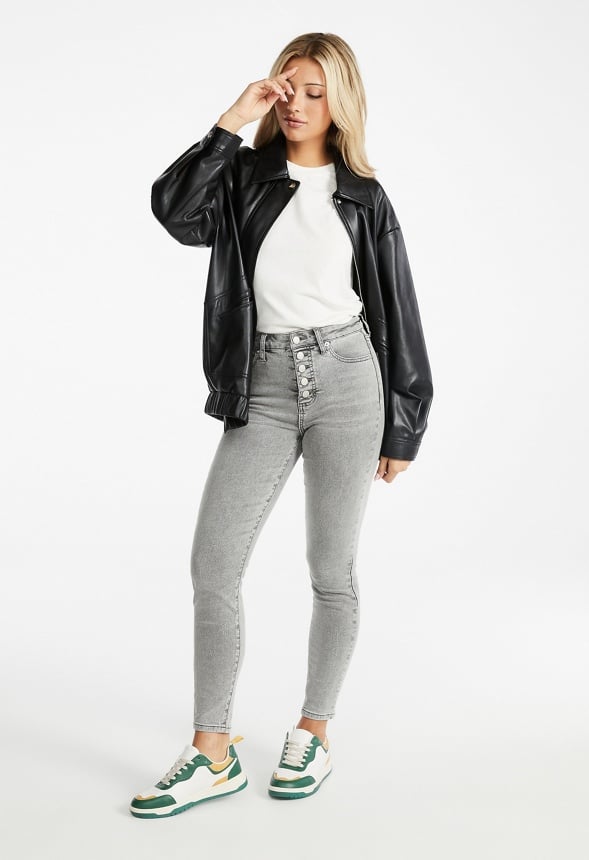 Blake High Rise Tummy Tamer Jeans Silence