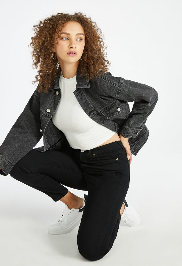 Blake High Rise Tummy Tamer Jeans Jett
