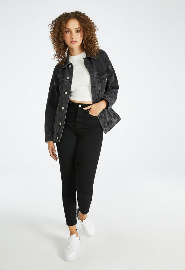 Blake High Rise Tummy Tamer Jeans Jett