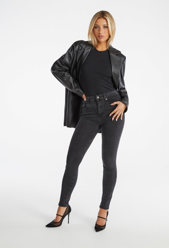 Blake High Rise Tummy Tamer Jeans Mascara