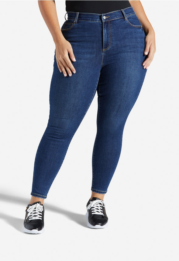 PLUS SIZE BOOTY SCULPTOR JEGGING Colette Dark Wash