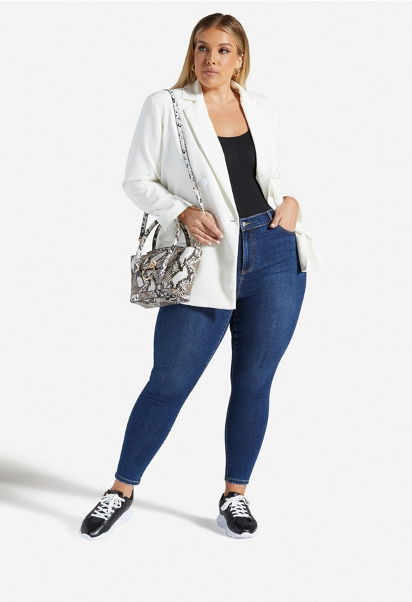 PLUS SIZE BOOTY SCULPTOR JEGGING Colette Dark Wash