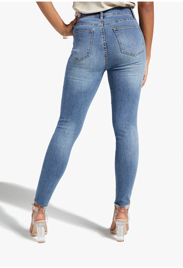 BLAKE HIGH WAISTED TUMMY TAMER JEANS Divided