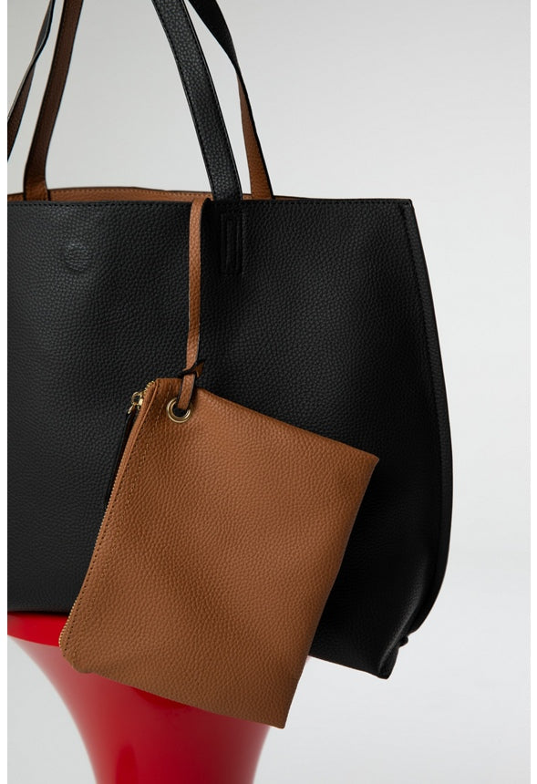 Ace Tote Black/Brown