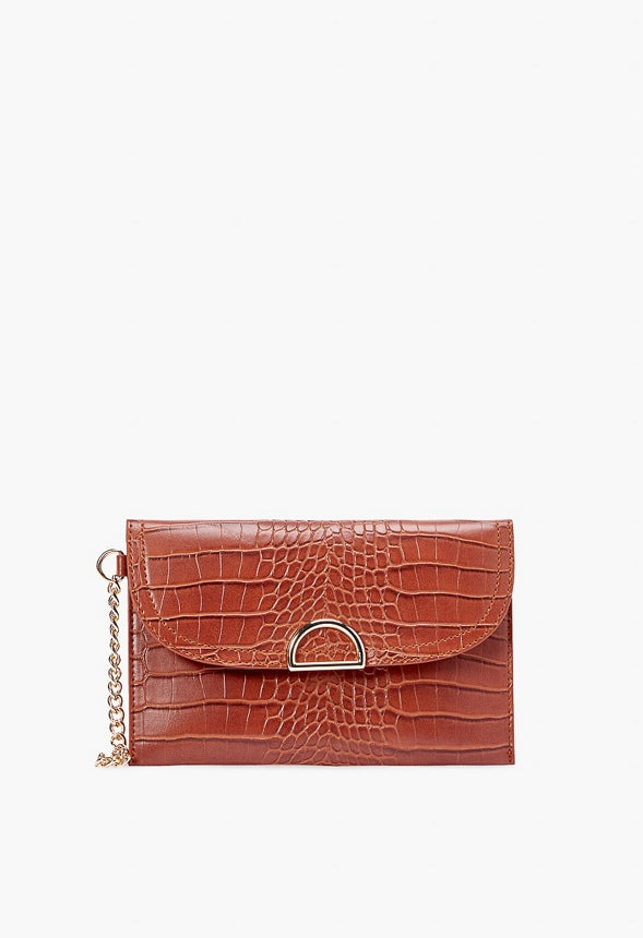 EAST / WEST UNLINED TOTE Luggage Croc