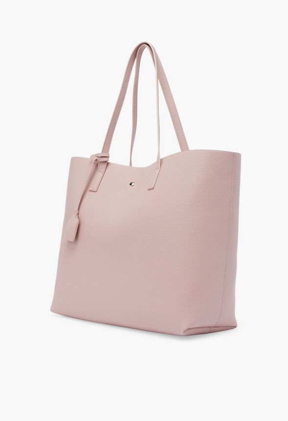 EAST / WEST UNLINED TOTE Rose Smoke